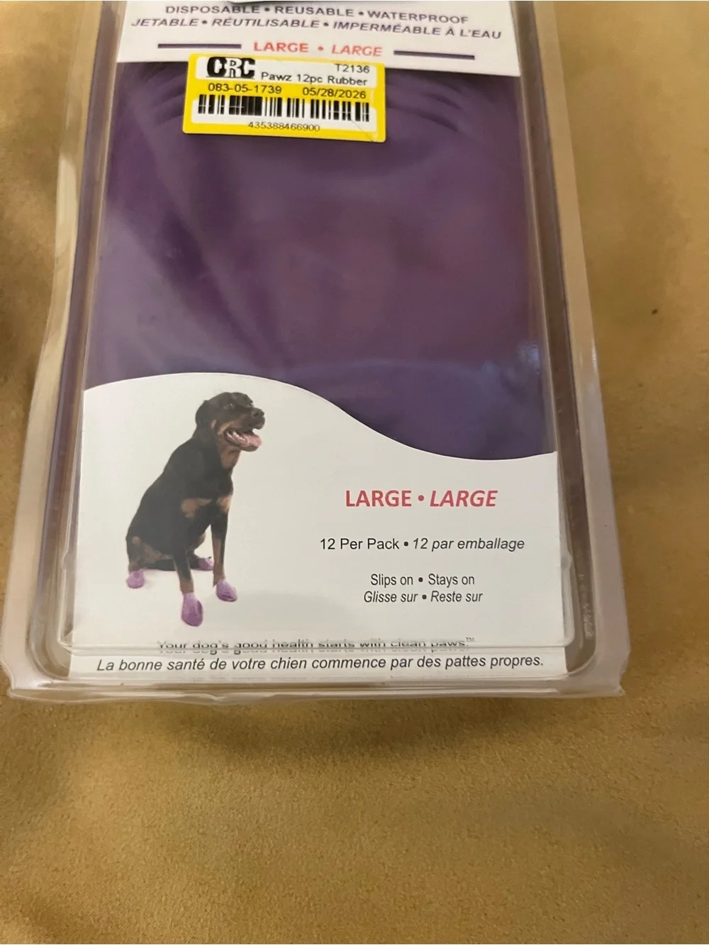 PawZ Rubber Dog Boots